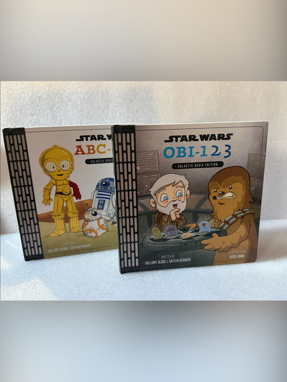 Star Wars OBI-1 2 3 and ABC -3PO Galactic Basic Edition Books -